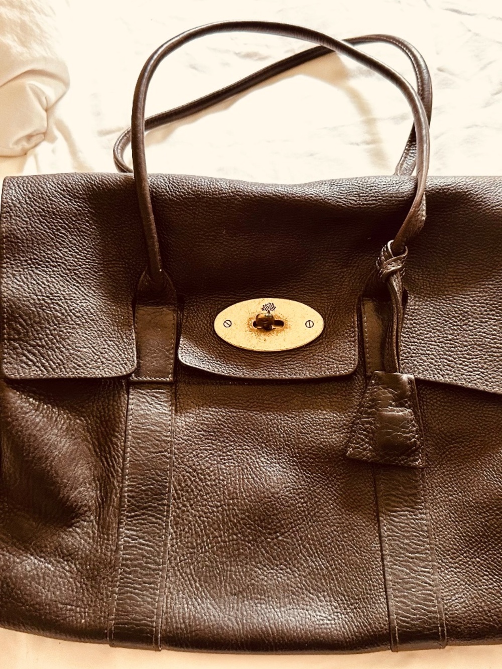 Mulberry Classic Bayswater satchel bag  - Dark Brown